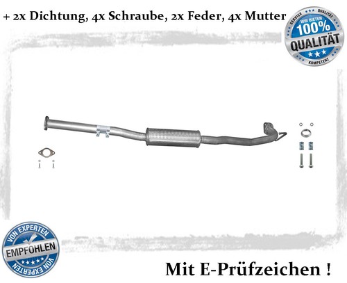 Mittelschalldämpfer nissan - mittelschalldämpfer,
