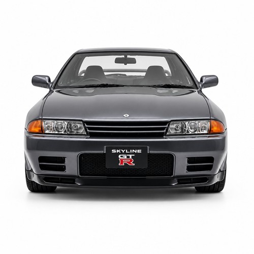 Nissan skyline bnr32 grau - nissan,