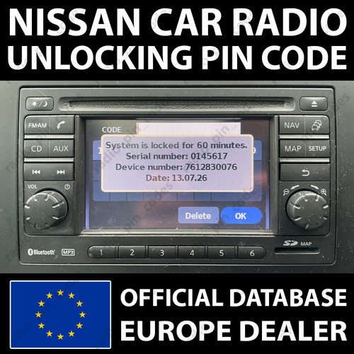 Nissan radio pin code - nissan, bosch